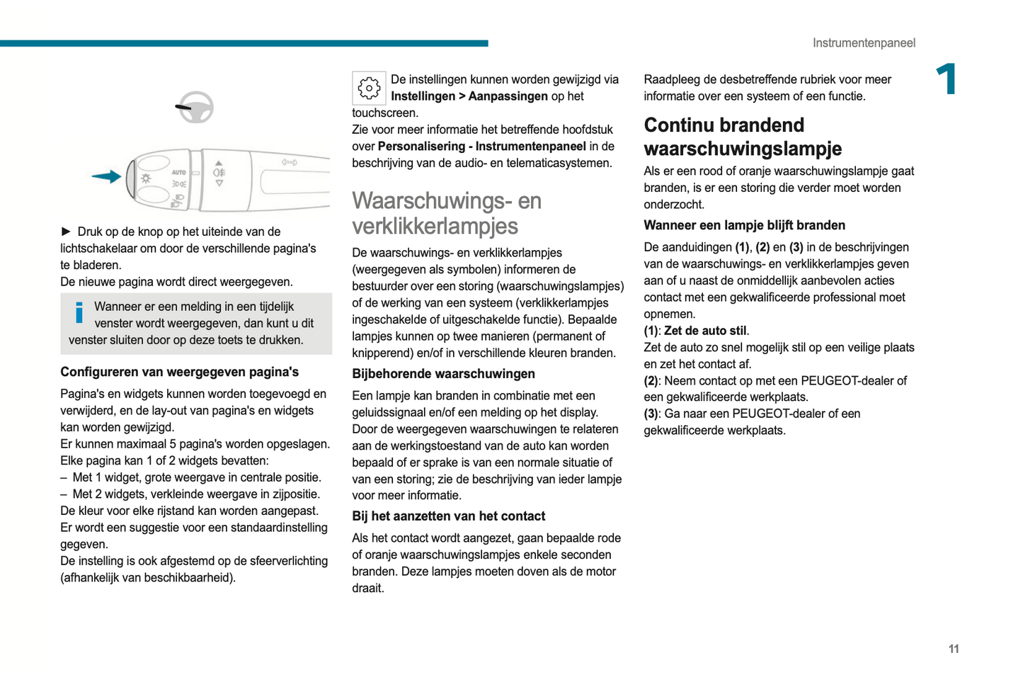 2022-2023 Peugeot 308/308 SW Owner's Manual | Dutch