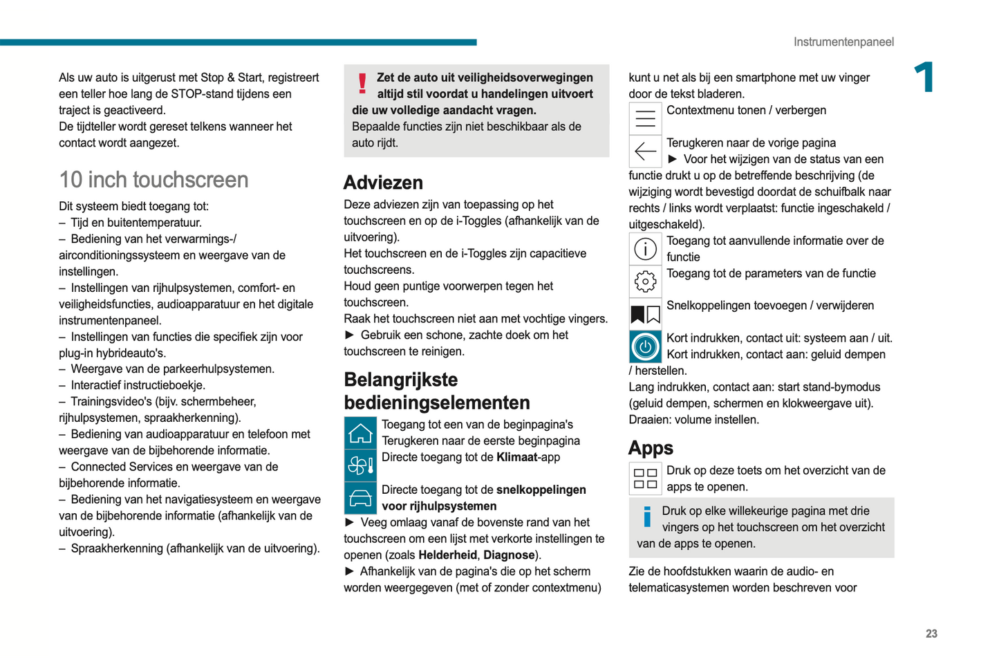 2022-2023 Peugeot 308/308 SW Owner's Manual | Dutch