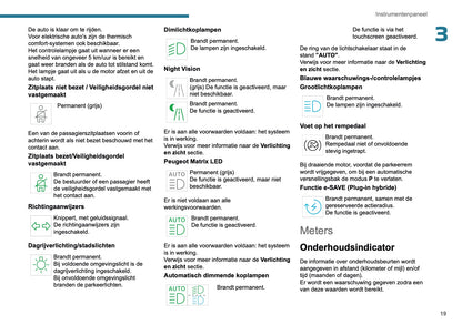 2024-2025 Peugeot 408 Owner's Manual | Dutch