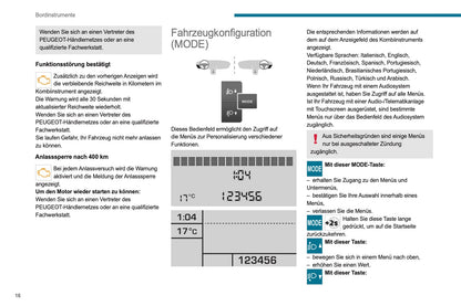 2021-2024 Peugeot Boxer Owner's Manual | German