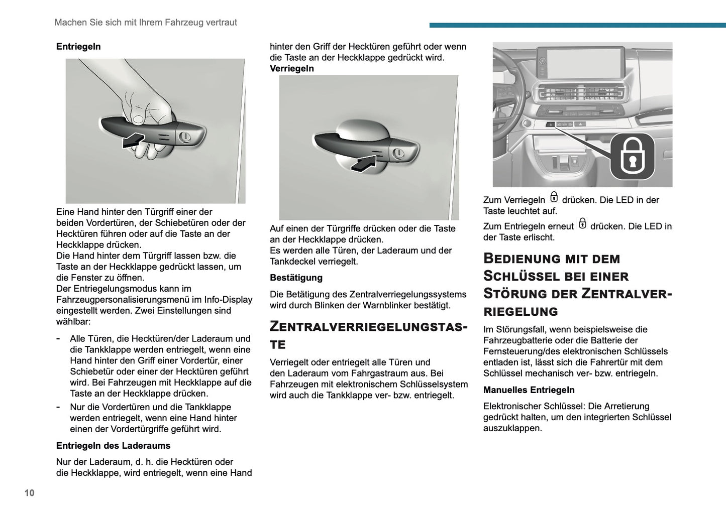 2025 Peugeot Expert/Traveller Owner's Manual | German