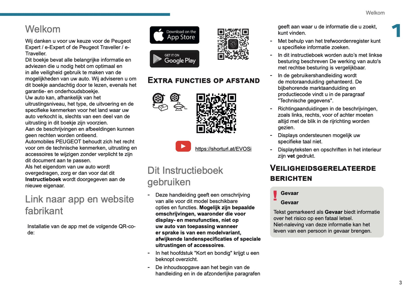 2025 Peugeot Expert/Traveller Owner's Manual | Dutch