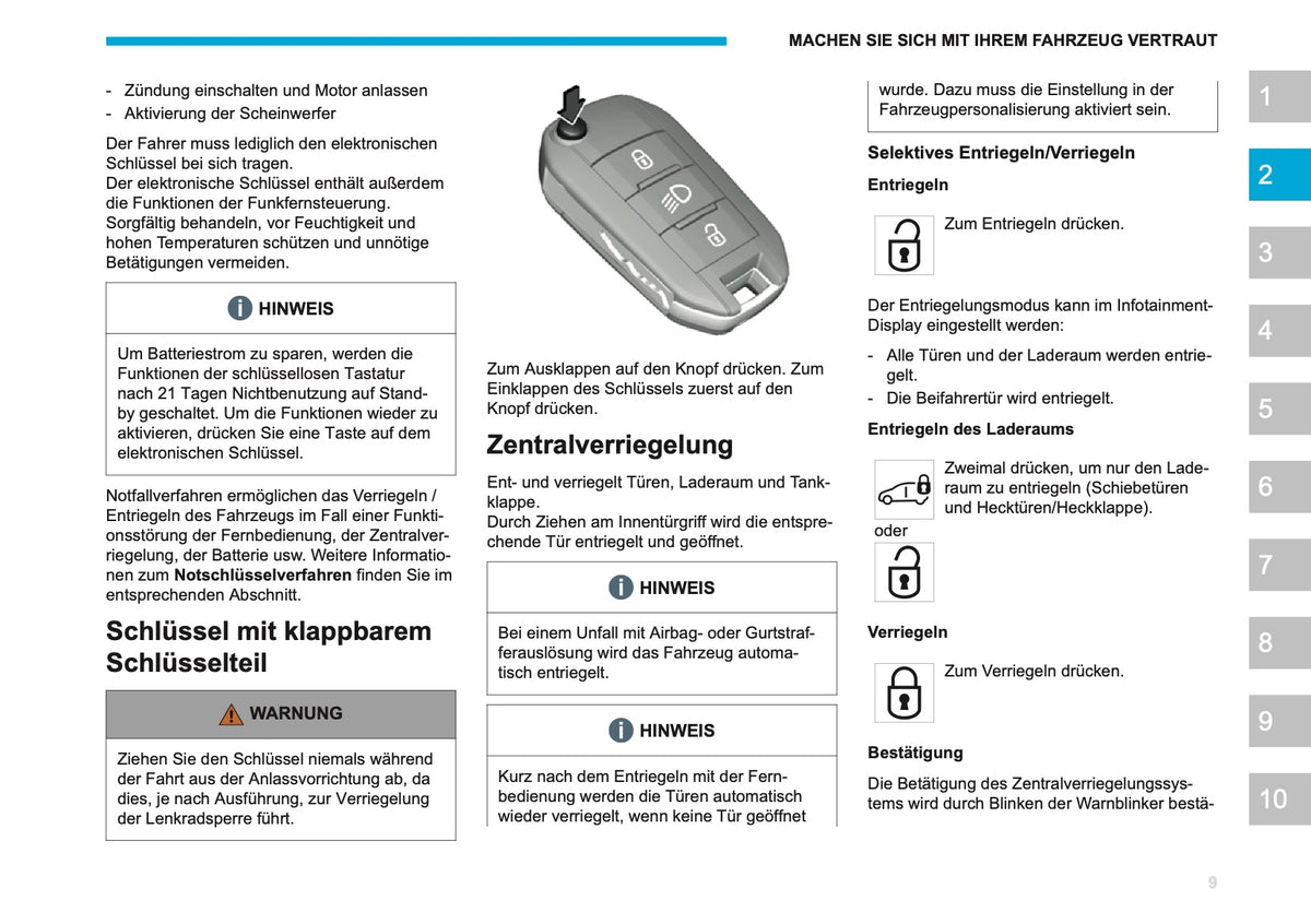 2026 Peugeot Rifter/Partner Bedienungsanleitung | Deutsch