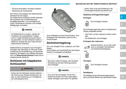 2026 Peugeot Rifter/Partner Bedienungsanleitung | Deutsch