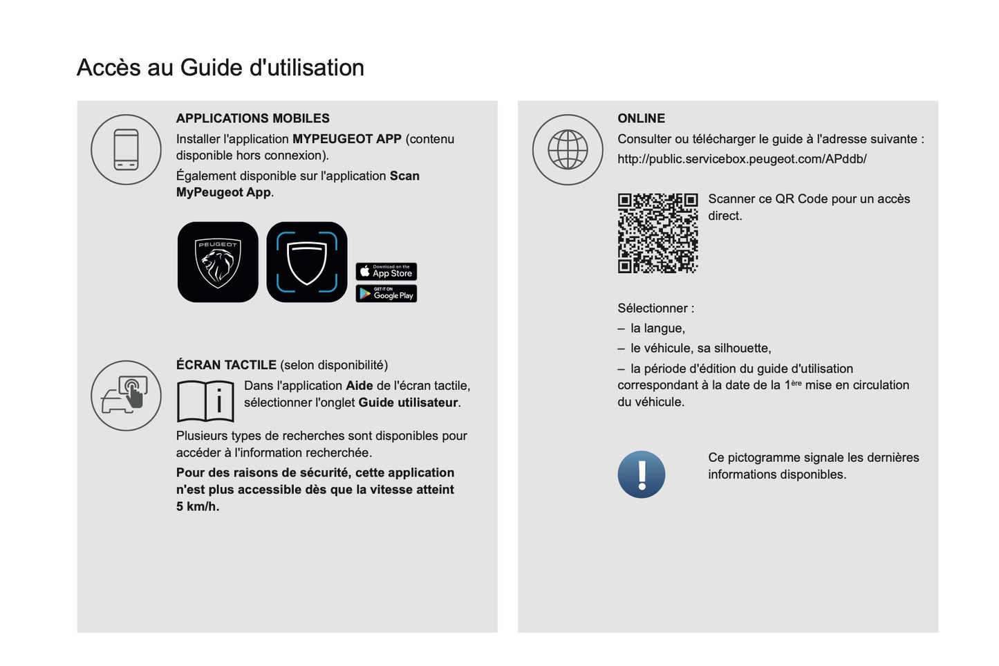 2024 Peugeot Rifter/e-Rifter/Partner/e-Partner Owner's Manual | French