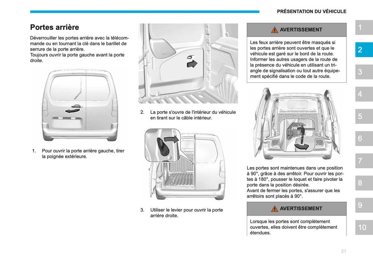 2026 Peugeot Rifter/Partner Owner's Manual | French