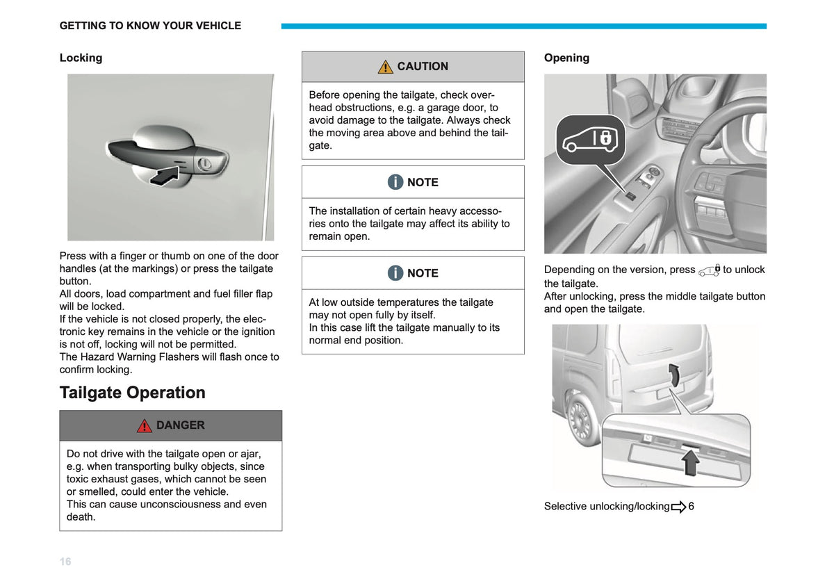 2026 Peugeot Rifter/Partner Owner's Manual | English