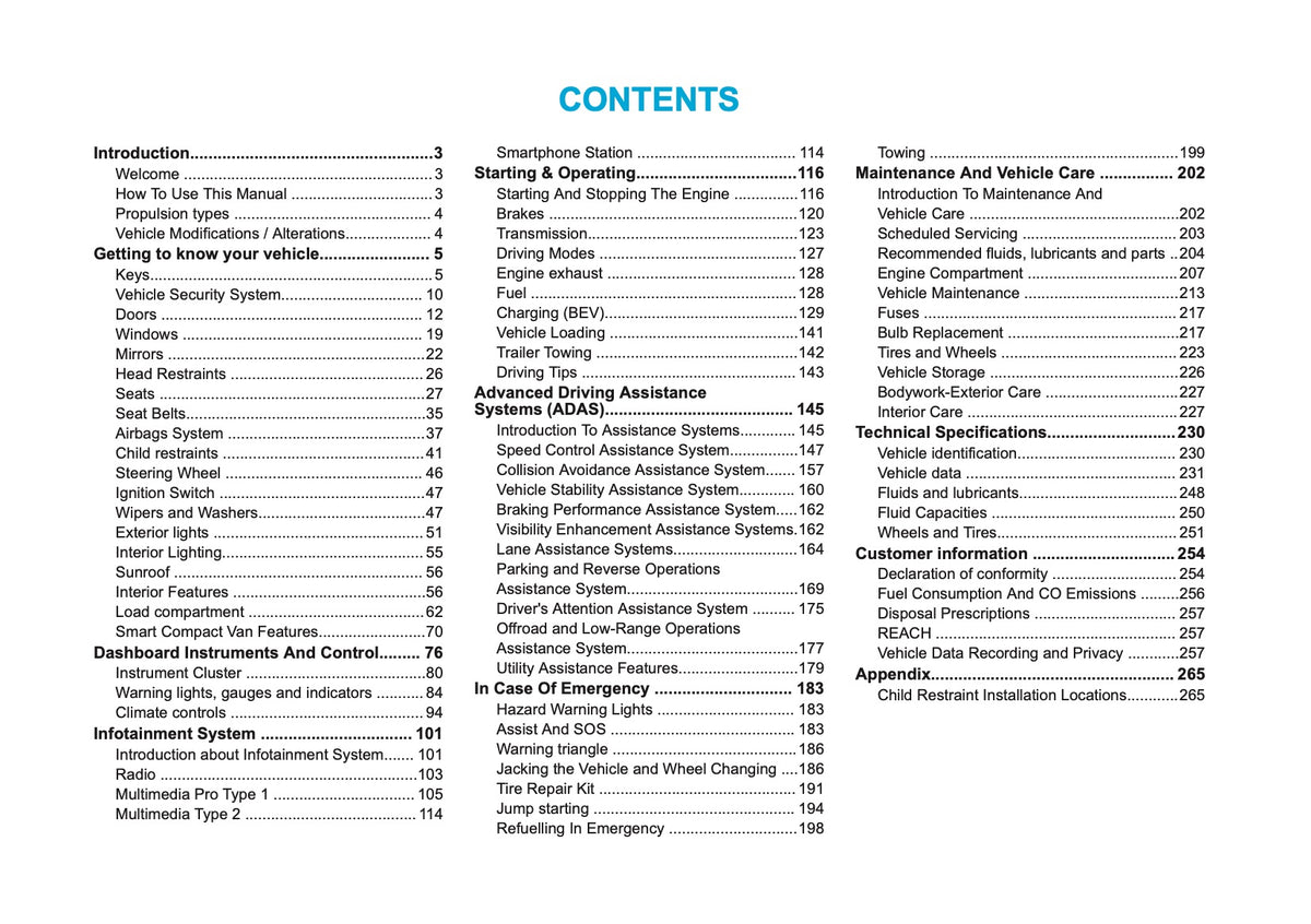 2026 Peugeot Rifter/Partner Owner's Manual | English