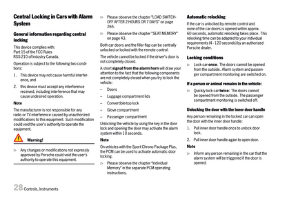 2007 Porsche Boxster S Owner's Manual | English