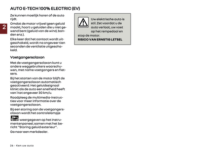 2024-2025 Renault 5 E-Tech Owner's Manual | Dutch