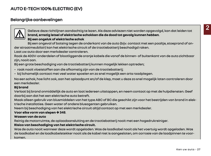 2024-2025 Renault 5 E-Tech Owner's Manual | Dutch