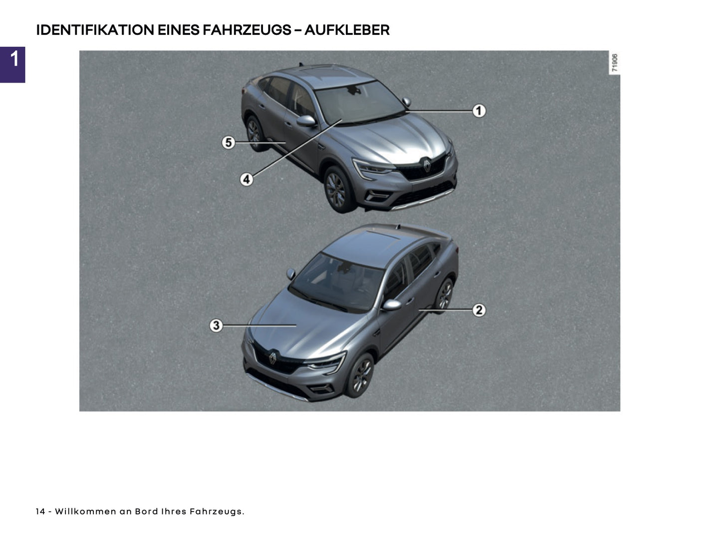 2025-2026 Renault Arkana Bedienungsanleitung | Deutsch