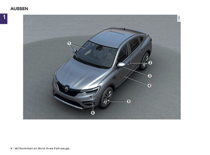 2025-2026 Renault Arkana Bedienungsanleitung | Deutsch