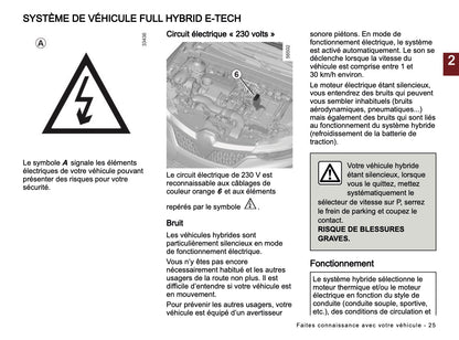 2024-2025 Renault Arkana Owner's Manual | French