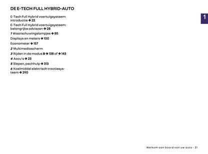 2025-2026 Renault Arkana Owner's Manual | Dutch