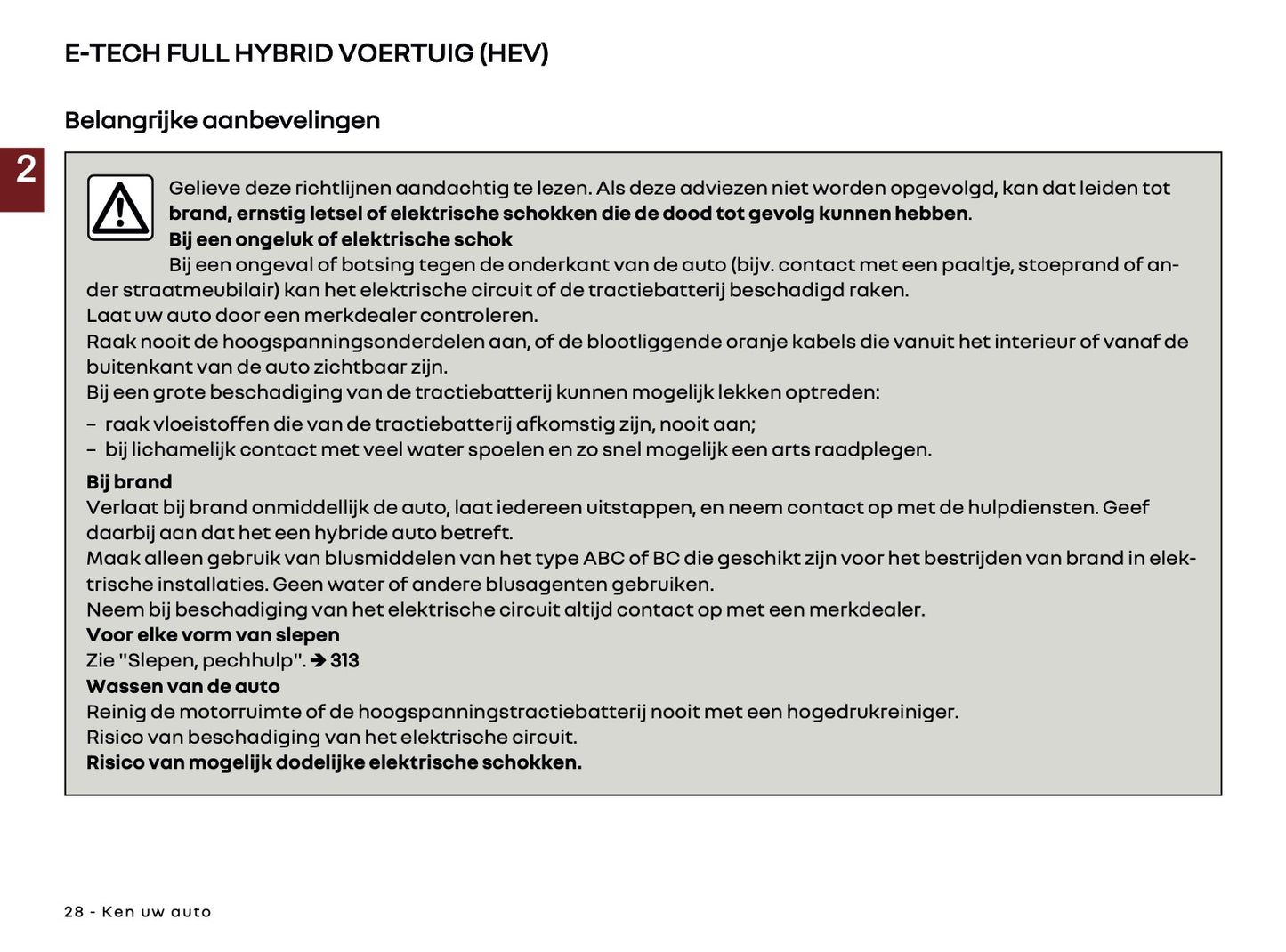 2025-2026 Renault Arkana Owner's Manual | Dutch