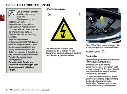 2024 Renault Captur Bedienungsanleitung | Deutsch