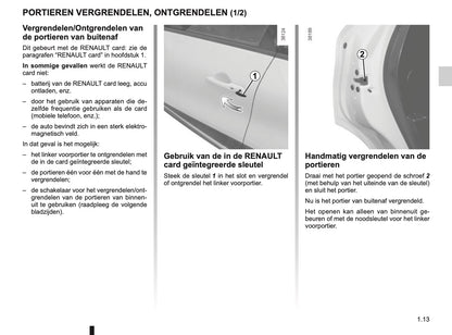 2016-2017 Renault Captur Owner's Manual | Dutch