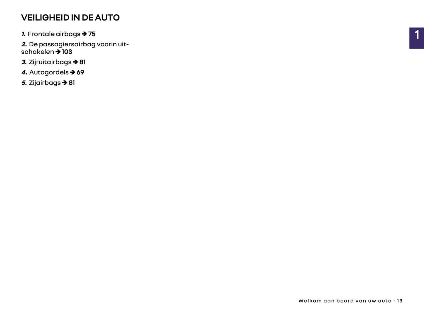 2026 Renault Captur Owner's Manual | Dutch