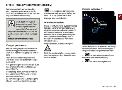 2024-2025 Renault Clio Owner's Manual | Dutch