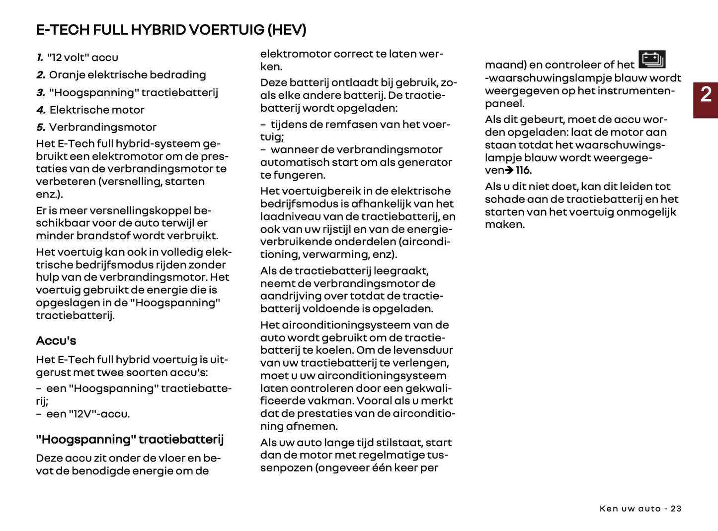 2026 Renault Espace Owner's Manual | Dutch