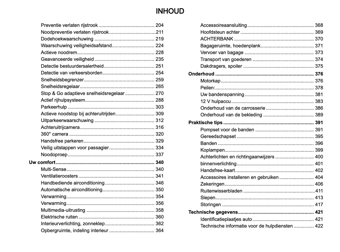 2023-2024 Renault Megane E-Tech Electric Owner's Manual | Dutch