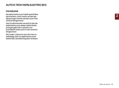 2025-2026 Renault Megane E-Tech Electric Owner's Manual | Dutch