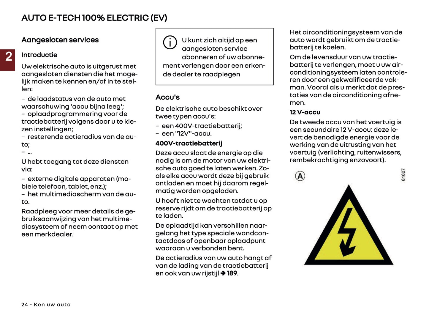 2025-2026 Renault Megane E-Tech Electric Owner's Manual | Dutch