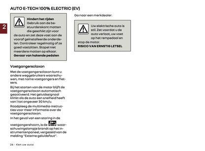 2025-2026 Renault Megane E-Tech Electric Owner's Manual | Dutch