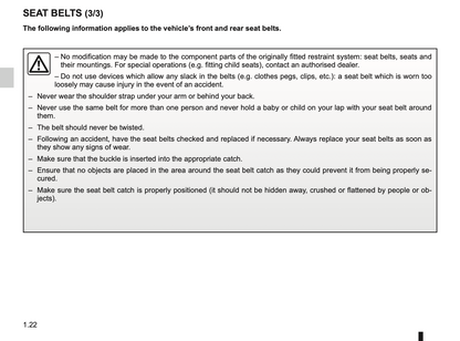 2015-2016 Renault Mégane Coupe Cabriolet Owner's Manual | English