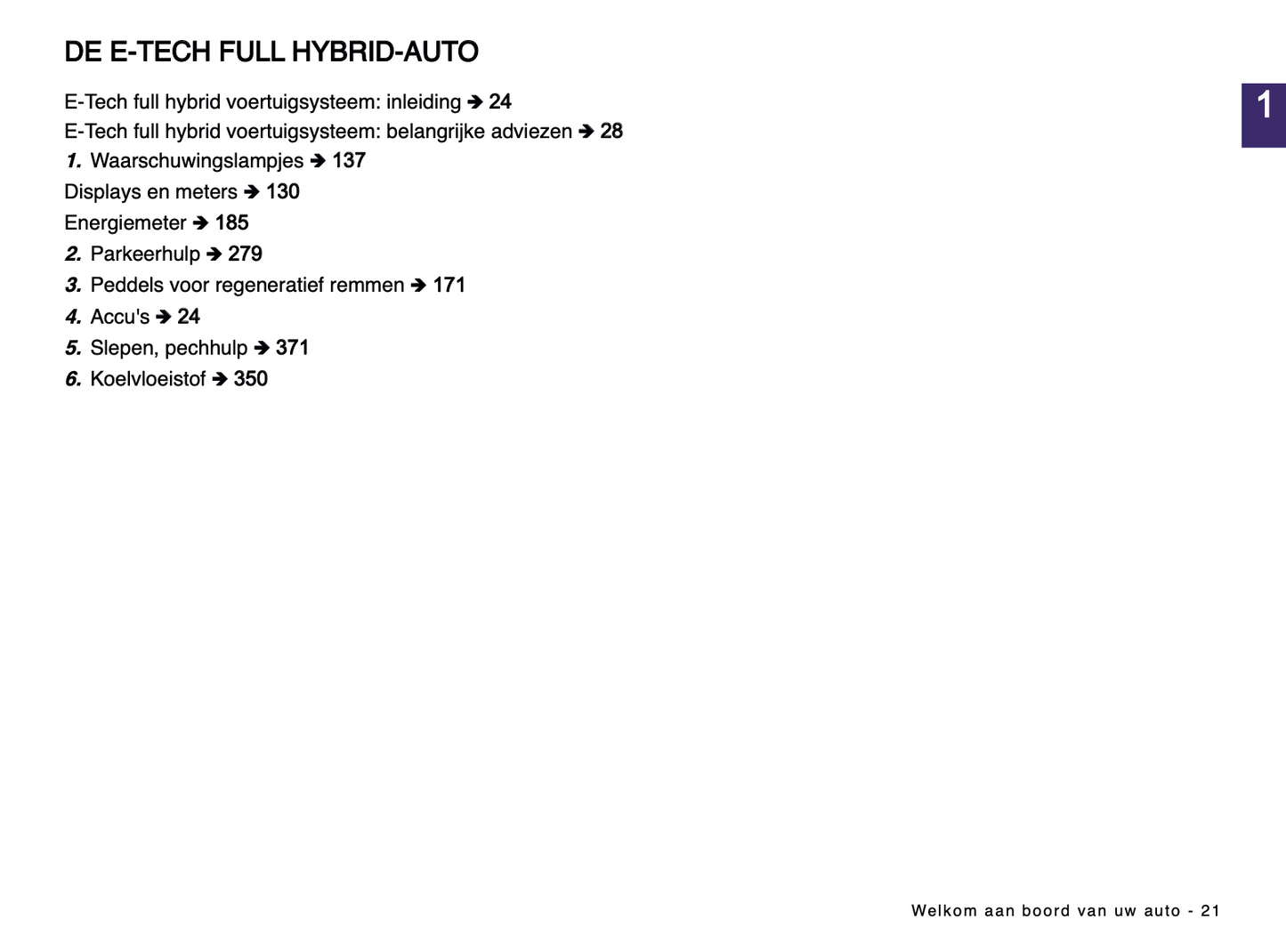 2024-2025 Renault Rafale Owner's Manual | Dutch