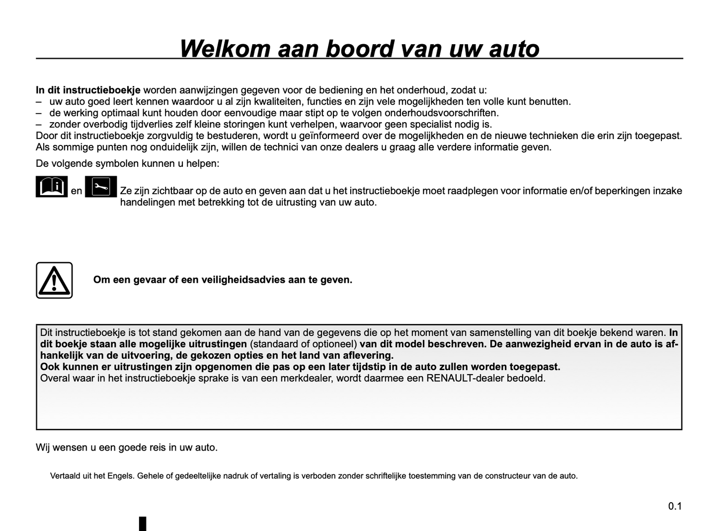 2017-2018 Renault Scenic Owner's Manual | Dutch