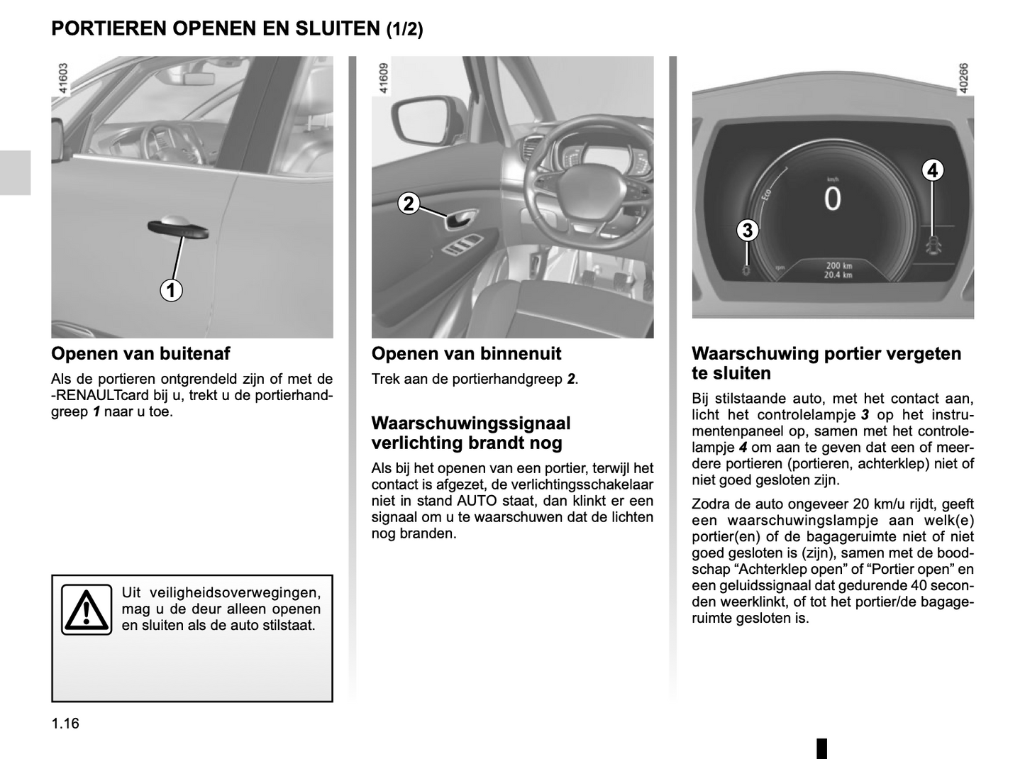 2017-2018 Renault Scenic Owner's Manual | Dutch