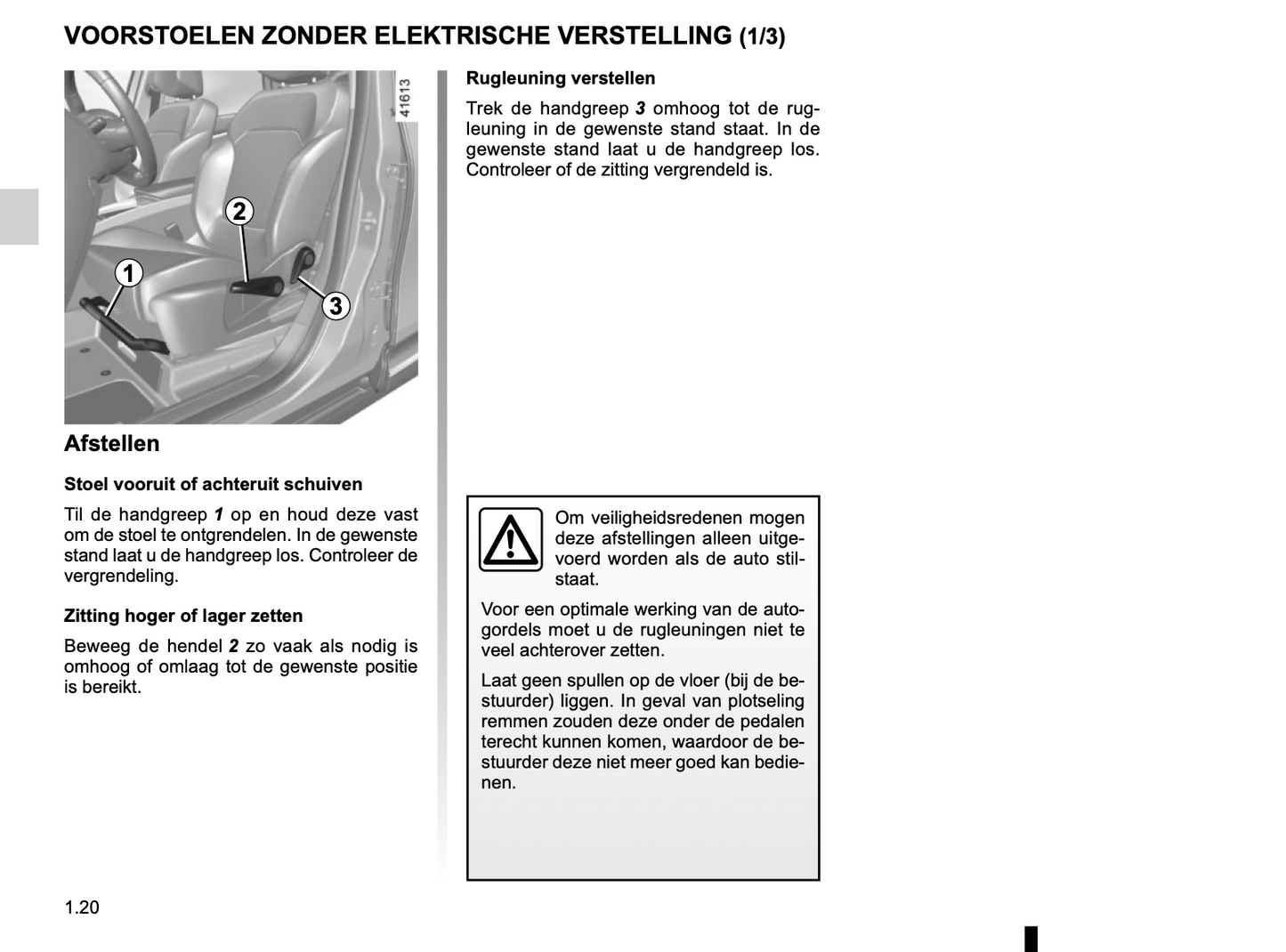 2017-2018 Renault Scenic Owner's Manual | Dutch