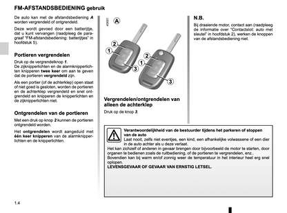 2017-2018 Renault Scenic Owner's Manual | Dutch