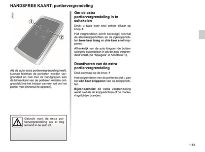 2022-2023 Renault Scenic Owner's Manual | Dutch