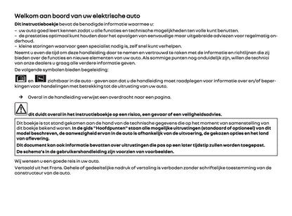 2025-2026 Renault Scenic E-Tech Electric Owner's Manual | Dutch