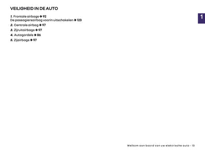 2025-2026 Renault Scenic E-Tech Electric Owner's Manual | Dutch