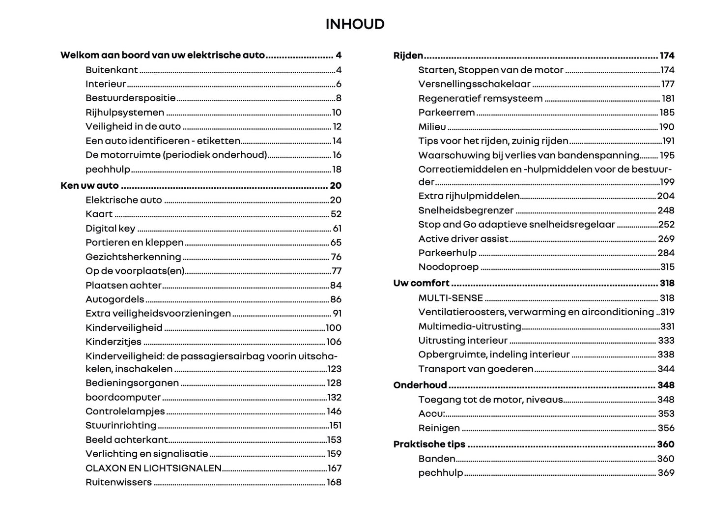 2025-2026 Renault Scenic E-Tech Electric Owner's Manual | Dutch