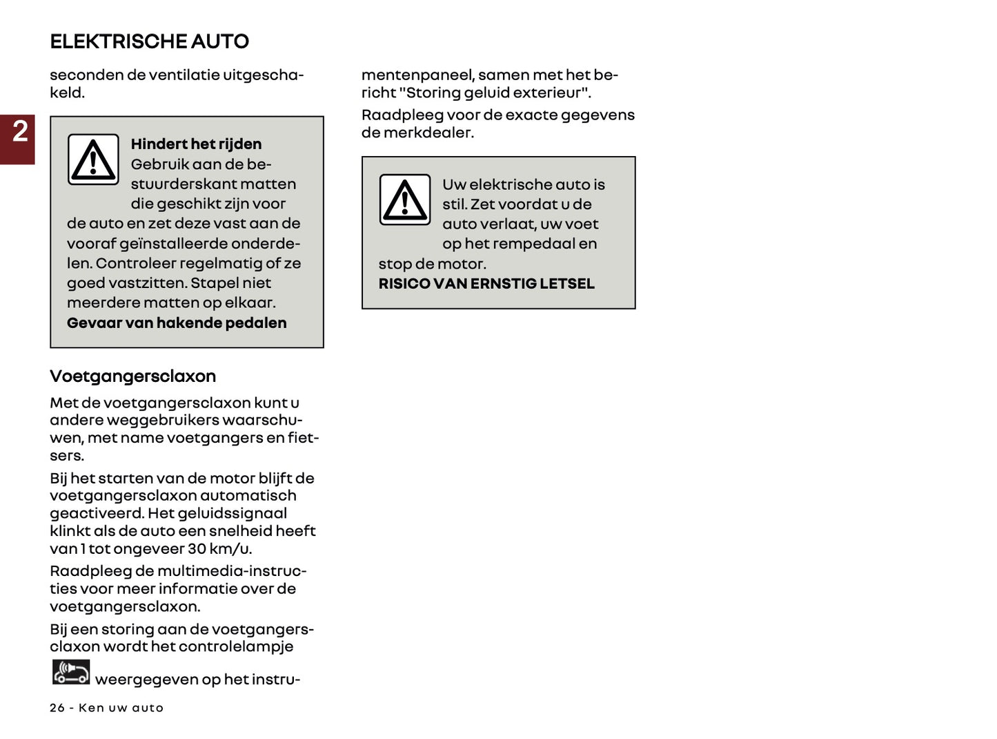 2025-2026 Renault Scenic E-Tech Electric Owner's Manual | Dutch