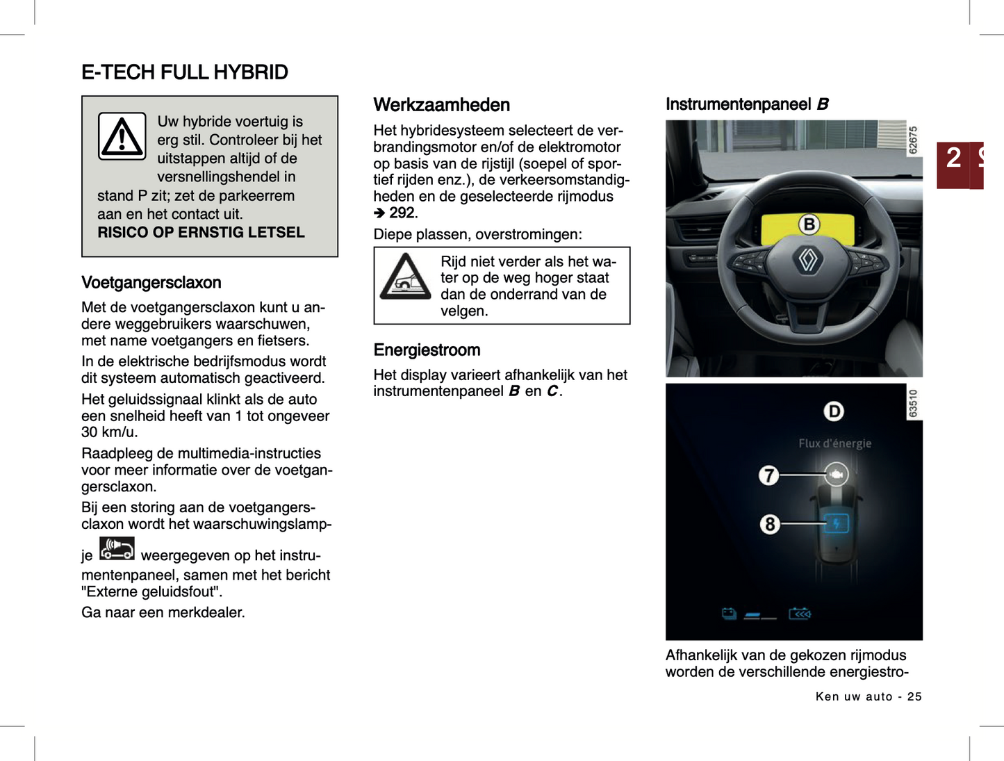 2024-2025 Renault Symbioz Owner's Manual | Dutch