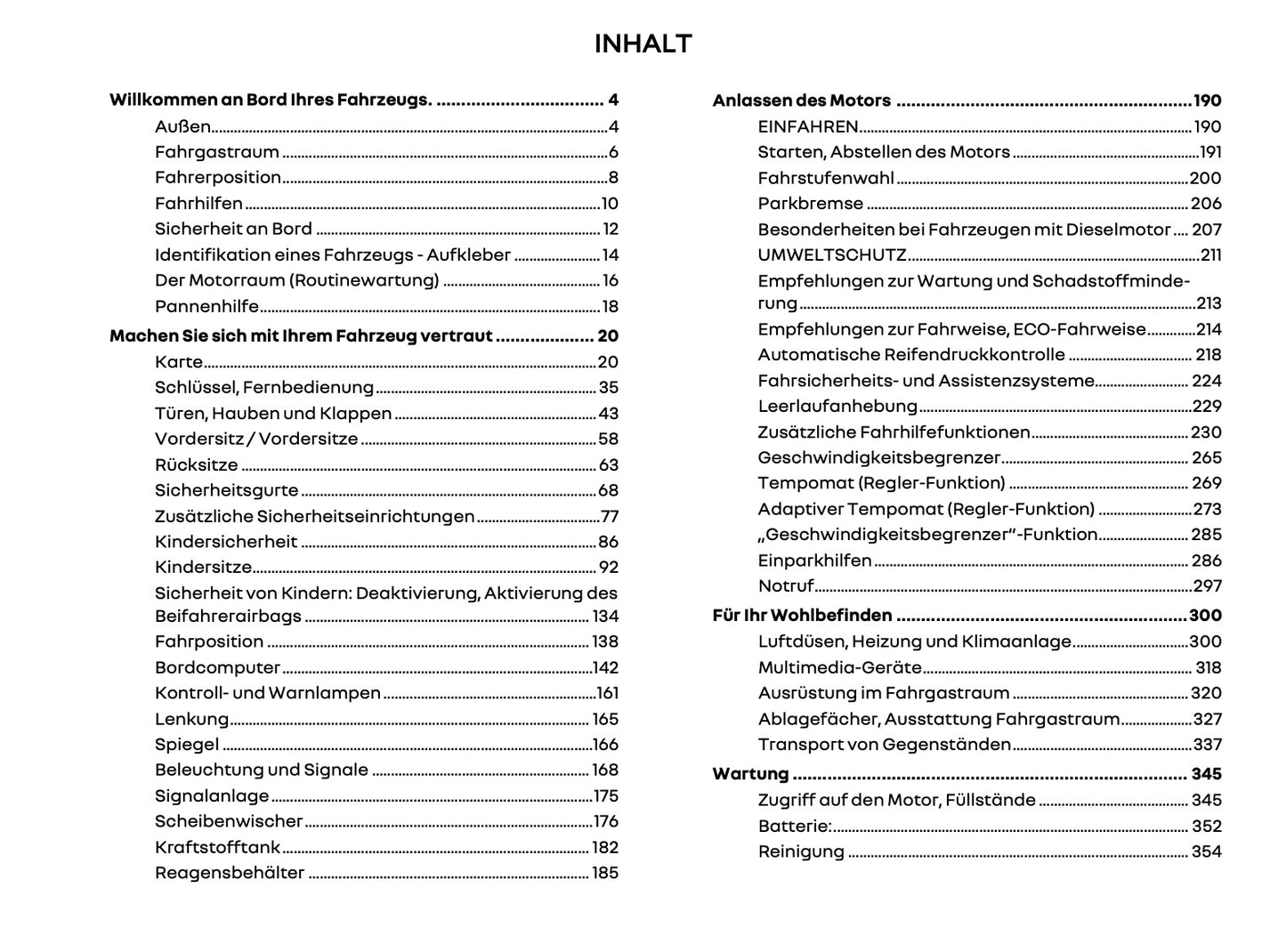 2025-2026 Renault Trafic Owner's Manual | German