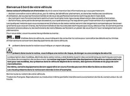 2024-2025 Renault Trafic Owner's Manual | French