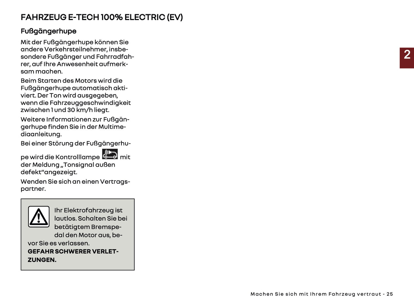 2025-2026 Renault Twingo E-Tech Electric Owner's Manual | German