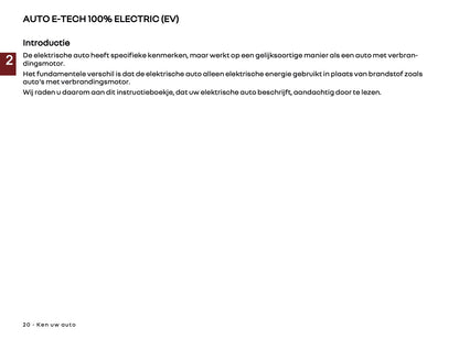 2026 Renault Twingo E-Tech Electric Owner's Manual | Dutch