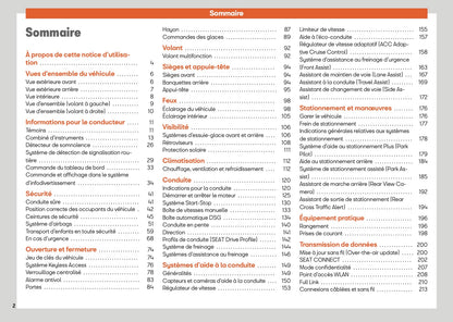 2025 Seat Arona Owner's Manual | French