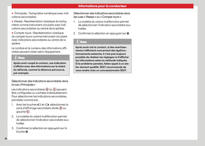 2026 Seat Arona Owner's Manual | French