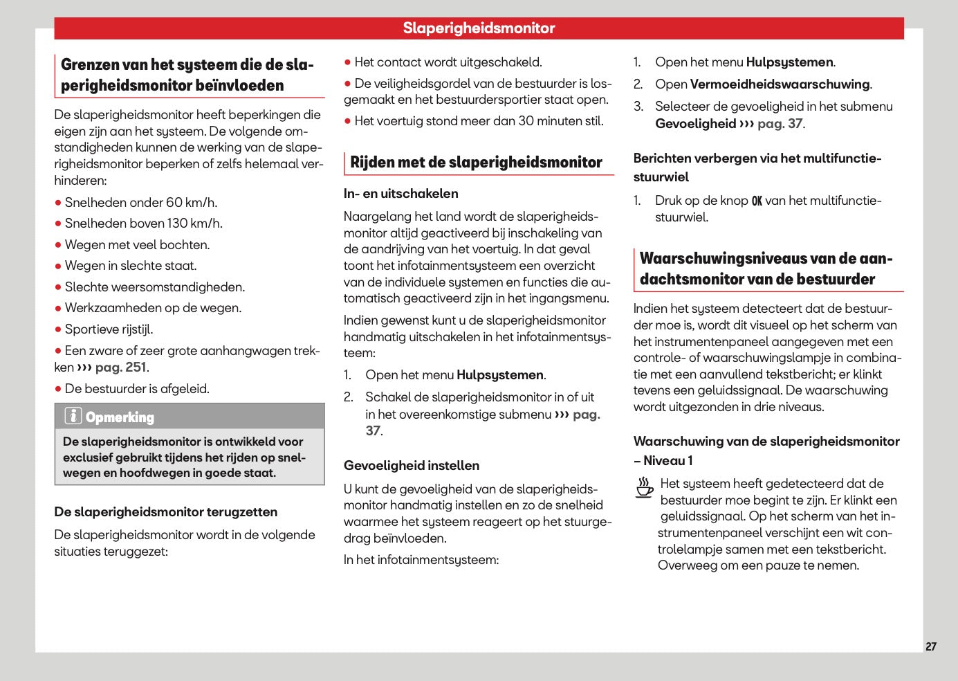 2026 Seat Arona Owner's Manual | Dutch