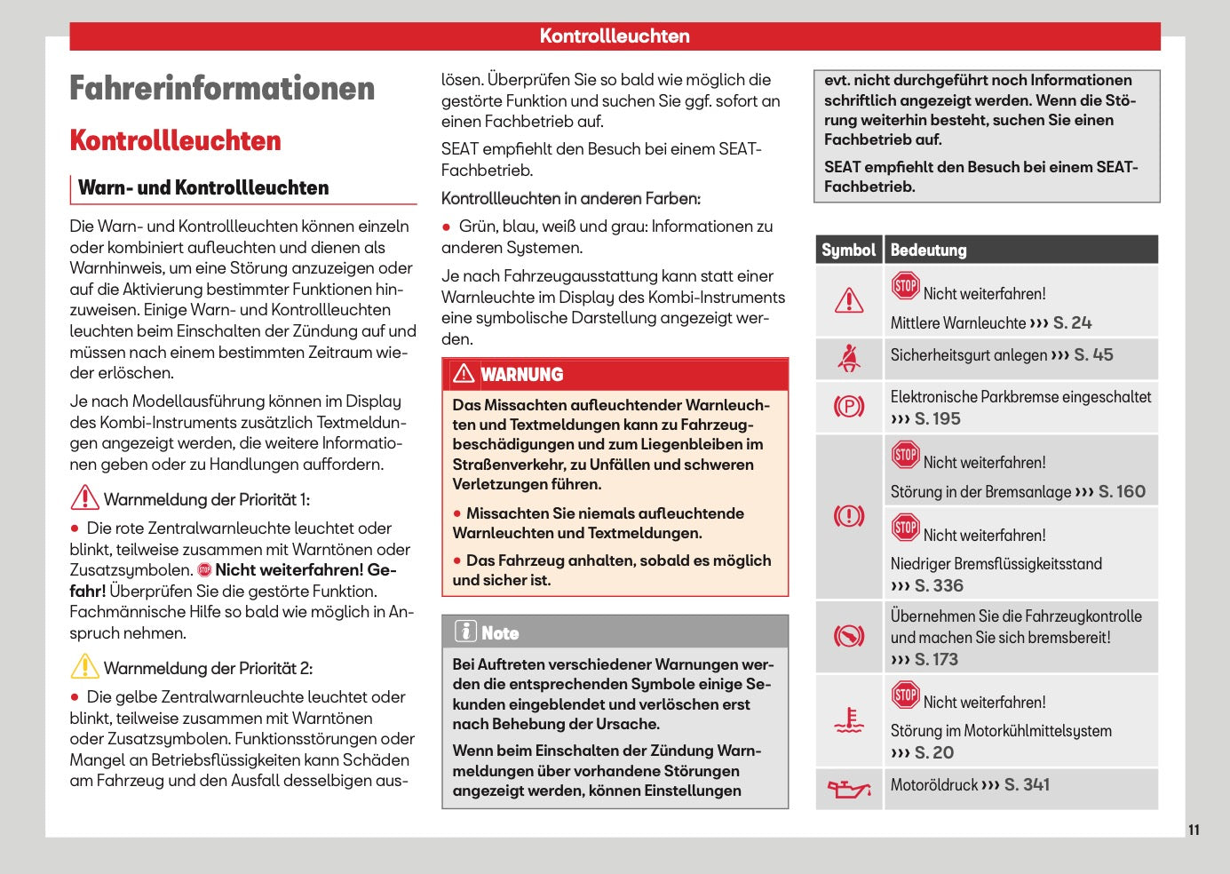 2026 Seat Ateca Owner's Manual | German