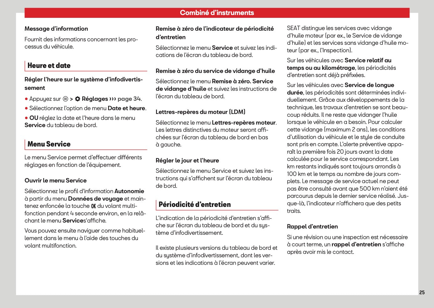 2026 Seat Ateca Owner's Manual | French